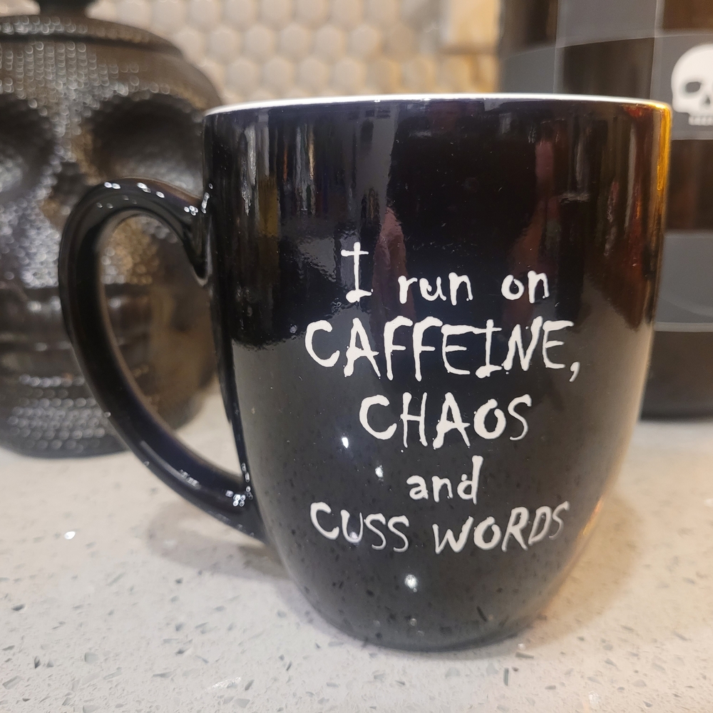 Black Ceramic Coffee Mug
